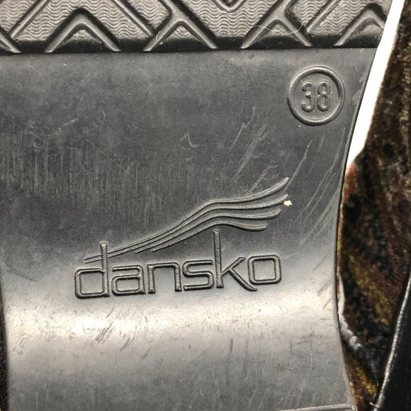 Dansko Vegan Professional Paisley Tapestry Velvet Clogs size 7.5-8 - Picture 7 of 16